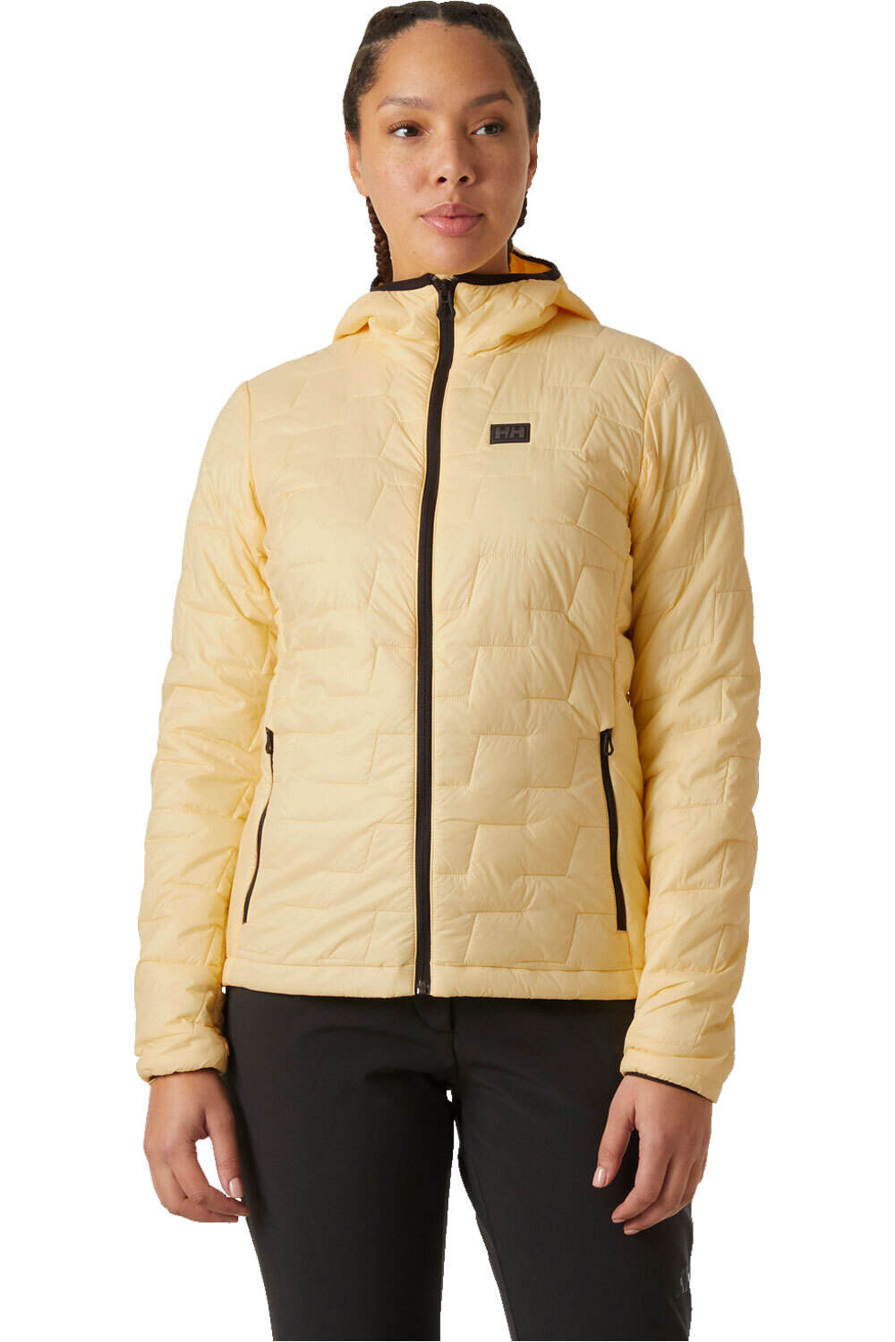 Helly Hansen chaqueta esquí mujer W LIFALOFT HOODED INS JKT vista frontal