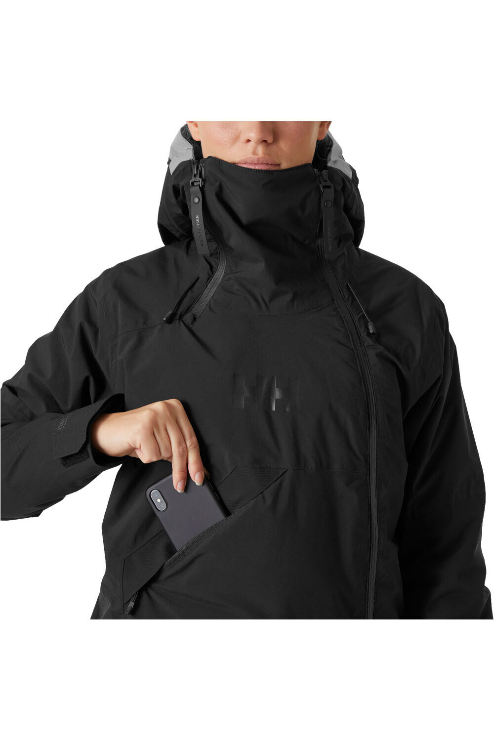 Helly Hansen chaqueta esquí mujer W POWCHASER ASYM JACKET 03