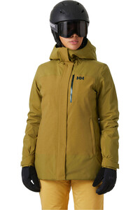 Helly Hansen chaqueta esquí mujer W SNOWPLAY LONG INS JACKET vista frontal