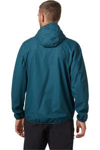 Helly Hansen chaqueta impermeable hombre VERGLAS 2.5L FASTPACK JACKET vista trasera