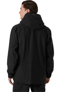 Helly Hansen chaqueta impermeable hombre VERGLAS BC  JACKET vista trasera