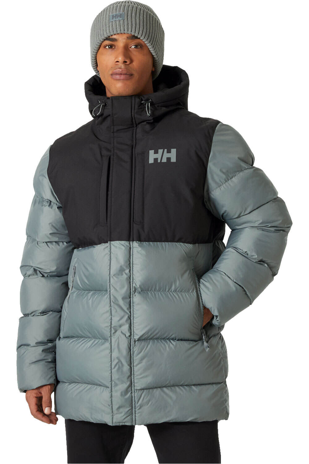 Helly Hansen chaqueta impermeable insulada hombre ACTIVE PUFFY LONG JACKET vista frontal