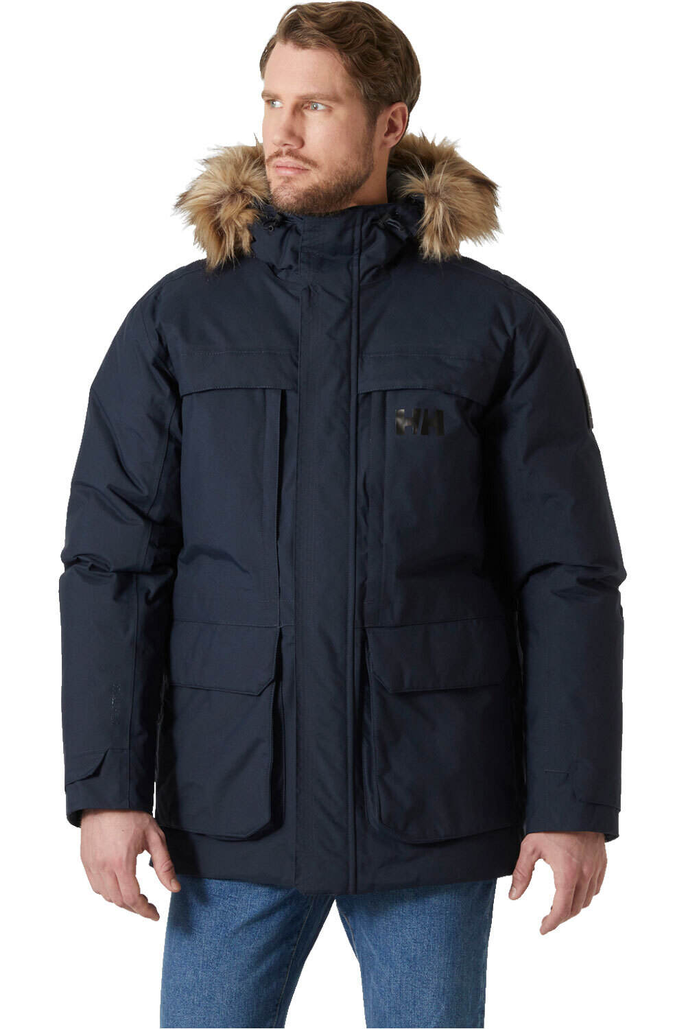 Helly Hansen chaqueta impermeable insulada hombre NORDSJO PARKA vista frontal