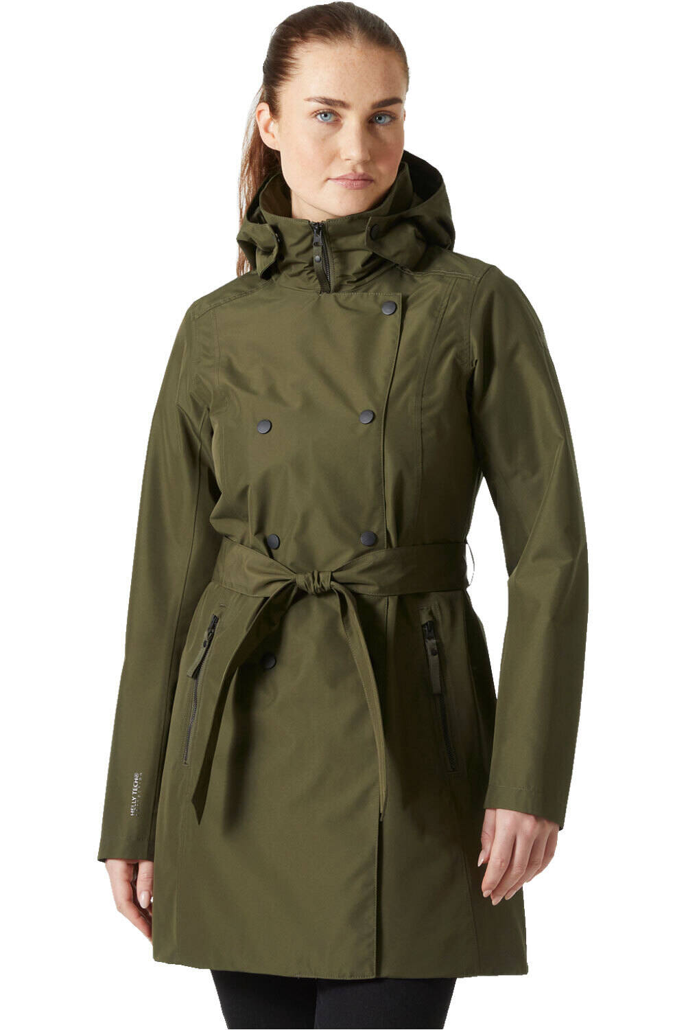 Helly Hansen chaqueta impermeable insulada mujer W WELSEY II TRENCH INSULATED vista frontal