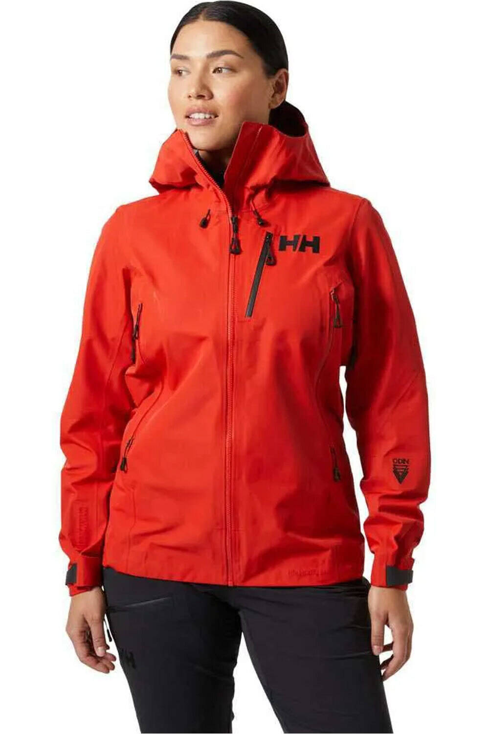 Helly Hansen chaqueta impermeable mujer W ODIN 9 WORLD INFIN SHELL JKT vista frontal