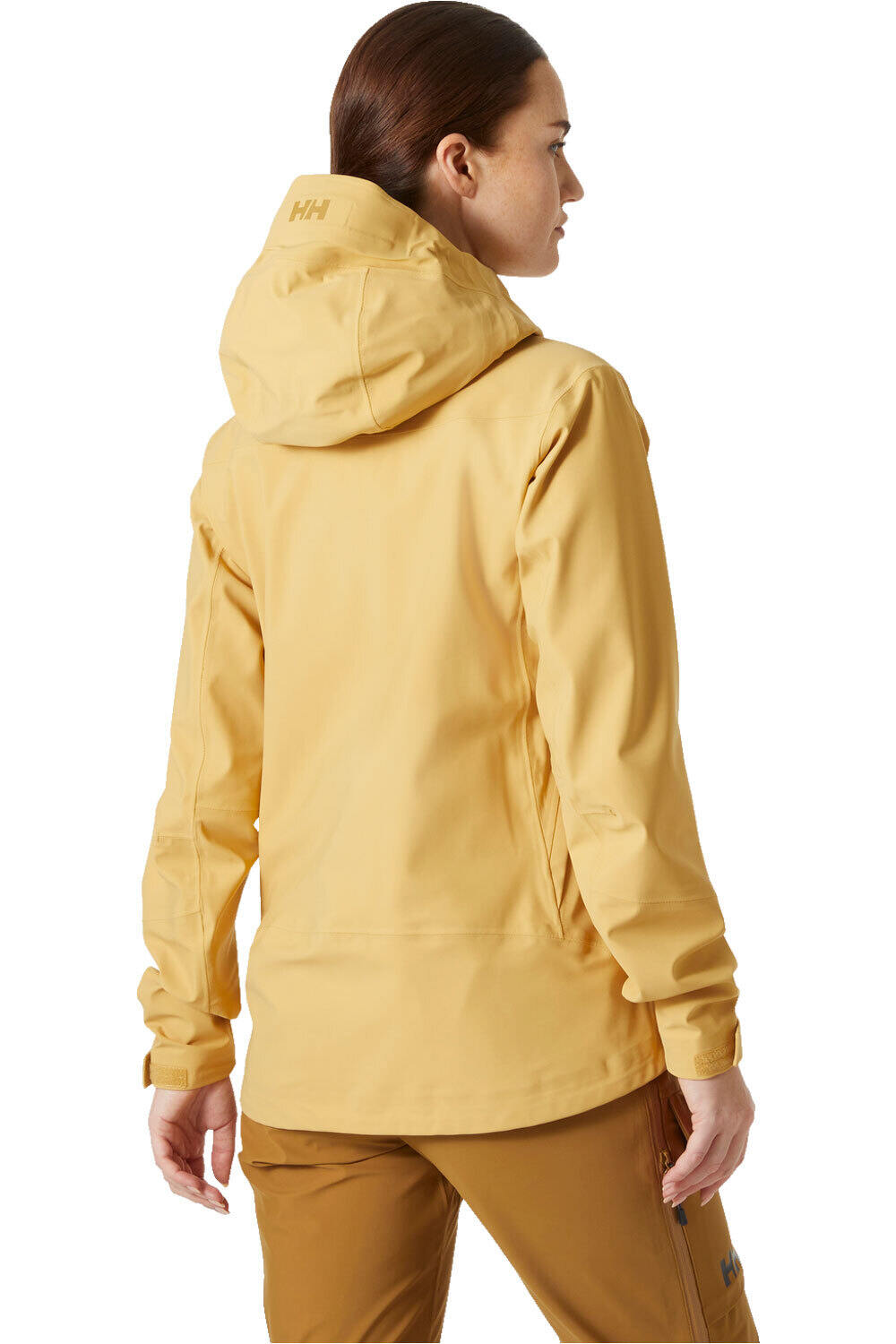 Helly Hansen chaqueta impermeable mujer W VERGLAS BC JACKET vista trasera