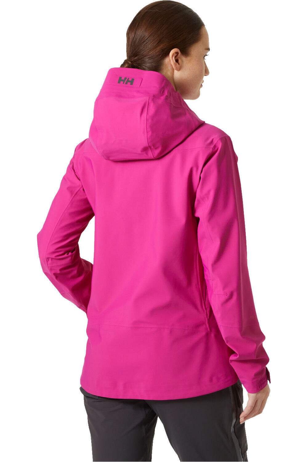 Helly Hansen chaqueta impermeable mujer W VERGLAS BC JACKET vista trasera