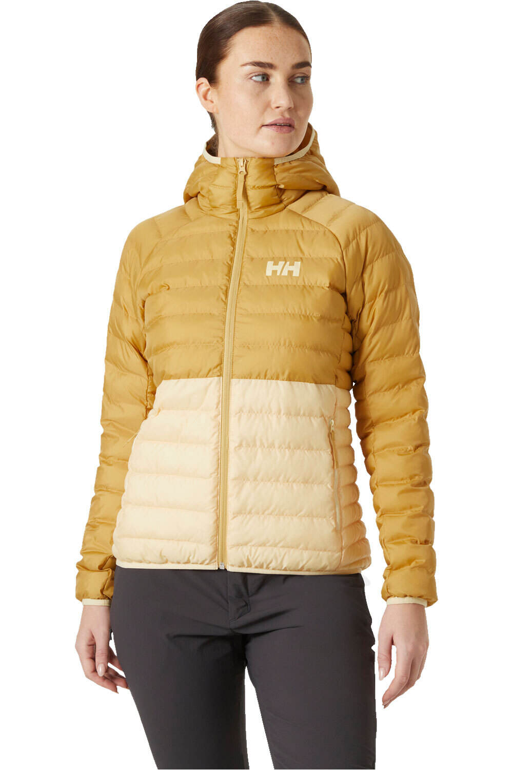 Helly Hansen chaqueta outdoor mujer W BANFF HOODED INSULATOR vista frontal