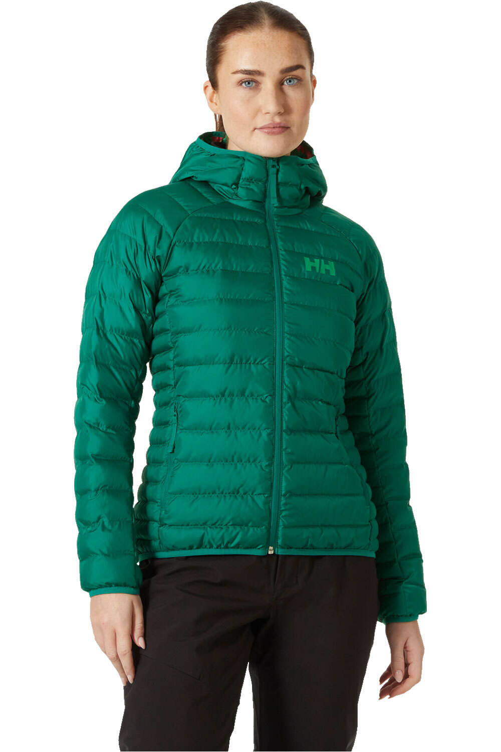 Helly Hansen chaqueta outdoor mujer W BANFF HOODED INSULATOR vista frontal