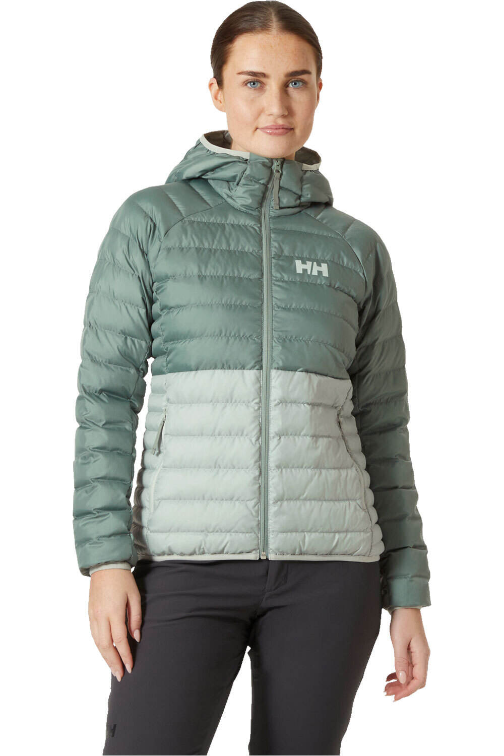 Helly Hansen chaqueta outdoor mujer W BANFF HOODED INSULATOR vista frontal