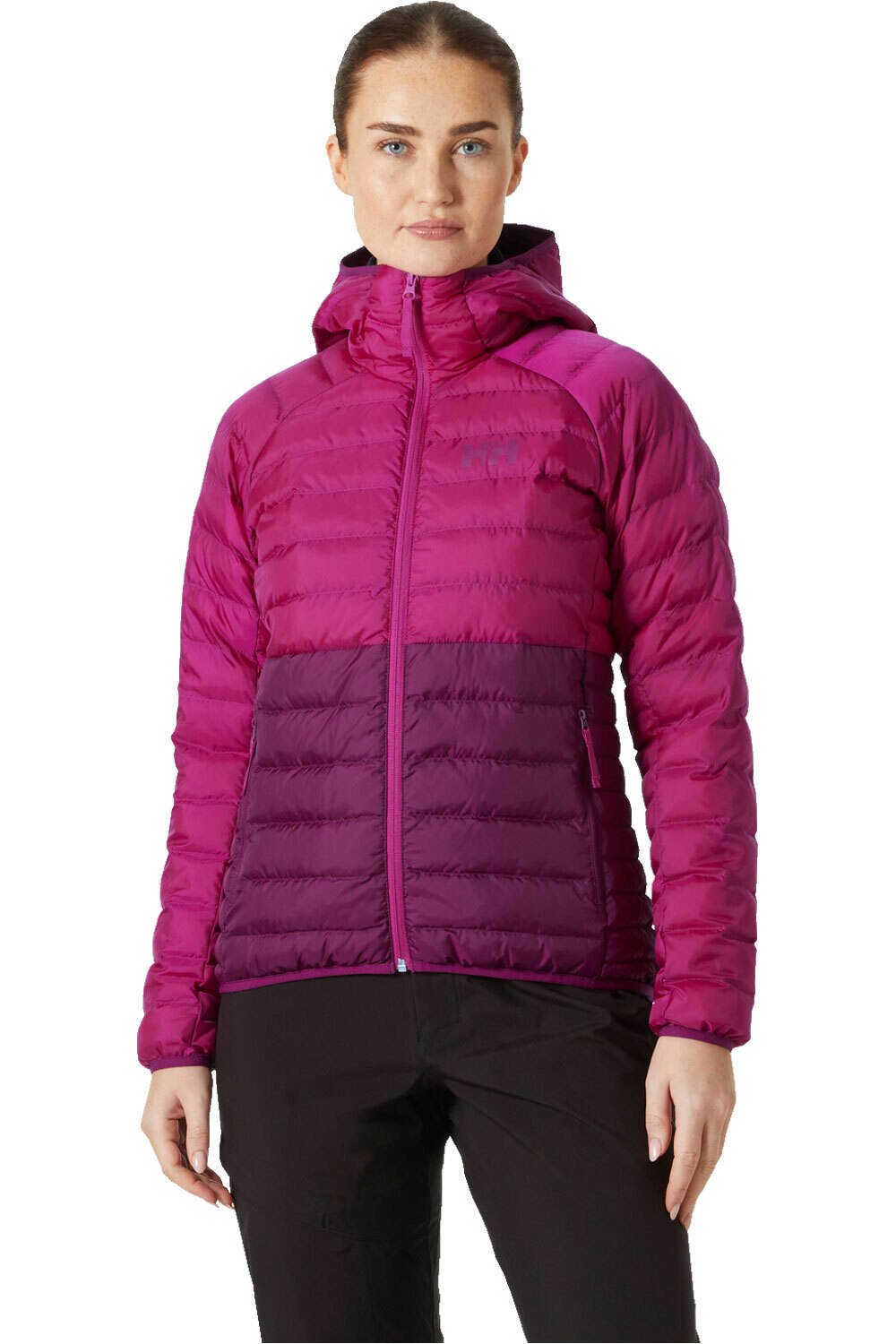 Helly Hansen chaqueta outdoor mujer W BANFF HOODED INSULATOR vista frontal