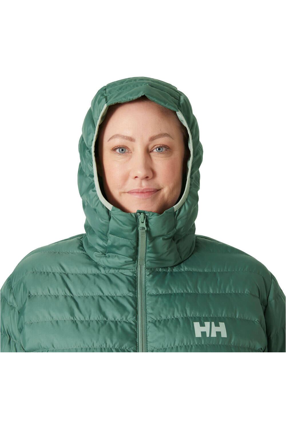 Helly Hansen chaqueta outdoor mujer W BANFF HOODED PLUS INSULATOR vista detalle