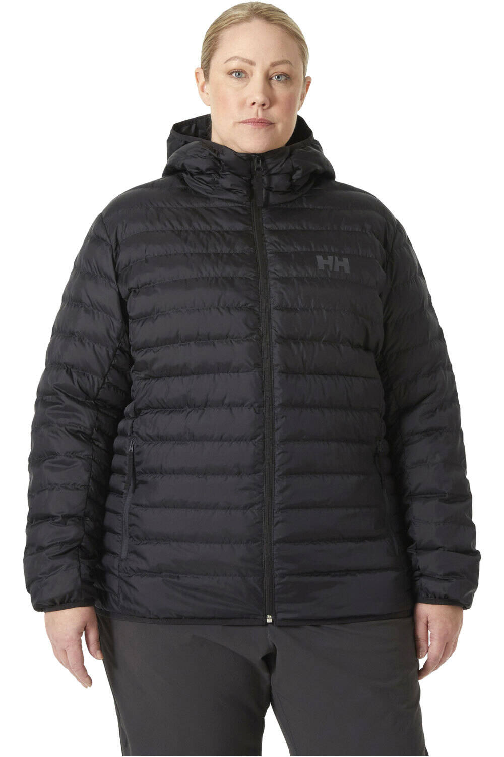 Helly Hansen chaqueta outdoor mujer W BANFF HOODED PLUS INSULATOR vista frontal