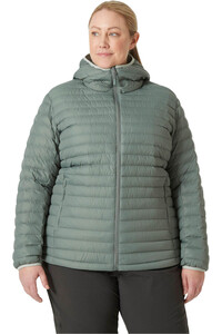 Helly Hansen chaqueta outdoor mujer W SIRDAL HOODED INS PLUS JKT vista frontal