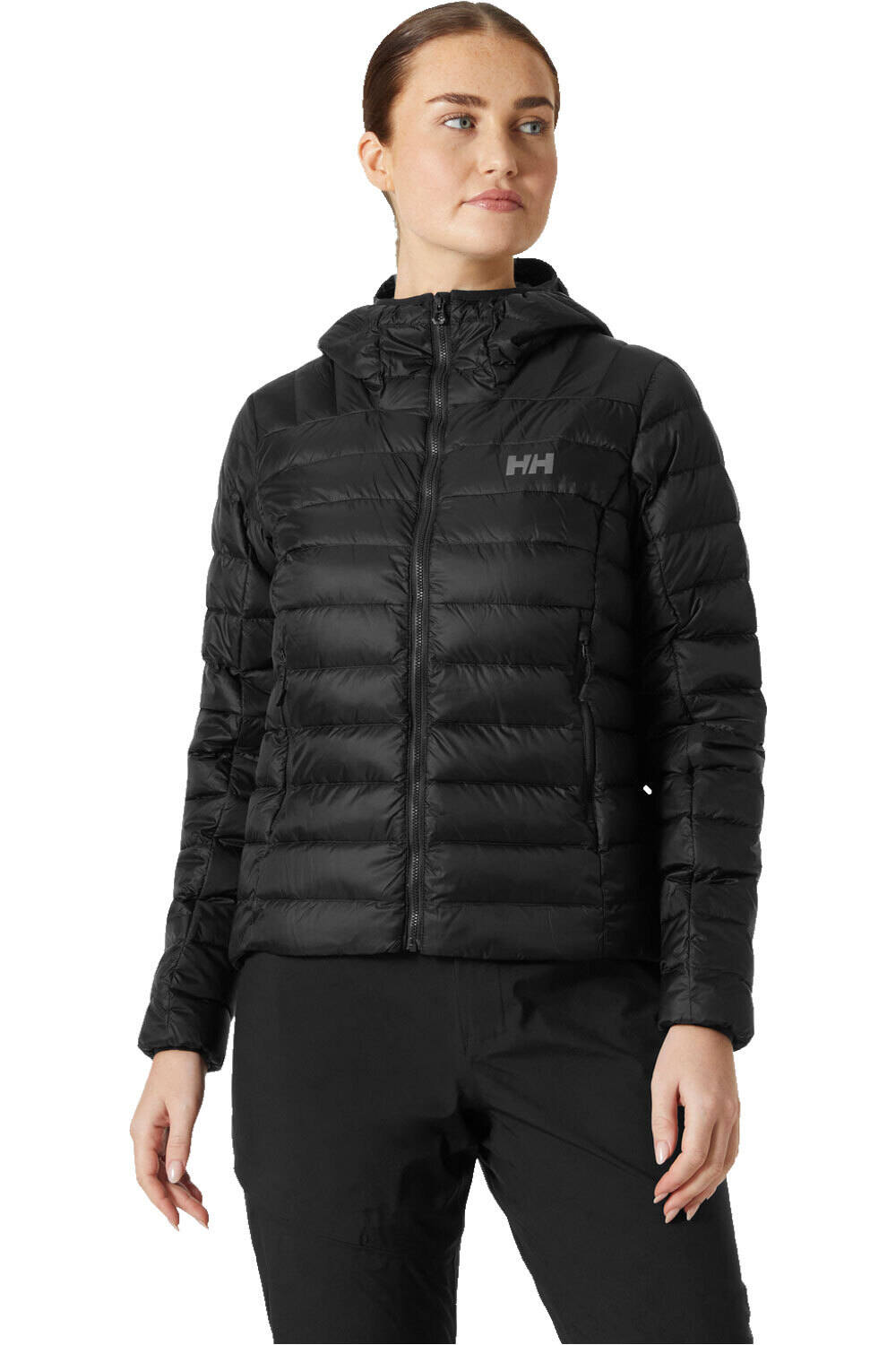 Helly Hansen chaqueta outdoor mujer W VERGLAS HOODED DOWN 2.0 vista frontal