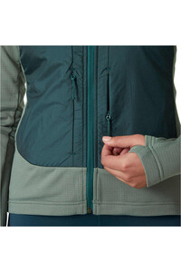 Helly Hansen chaqueta outdoor mujer W VERSALITE HYBRID FLEECE JKT vista detalle