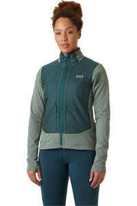 Helly Hansen chaqueta outdoor mujer W VERSALITE HYBRID FLEECE JKT vista frontal