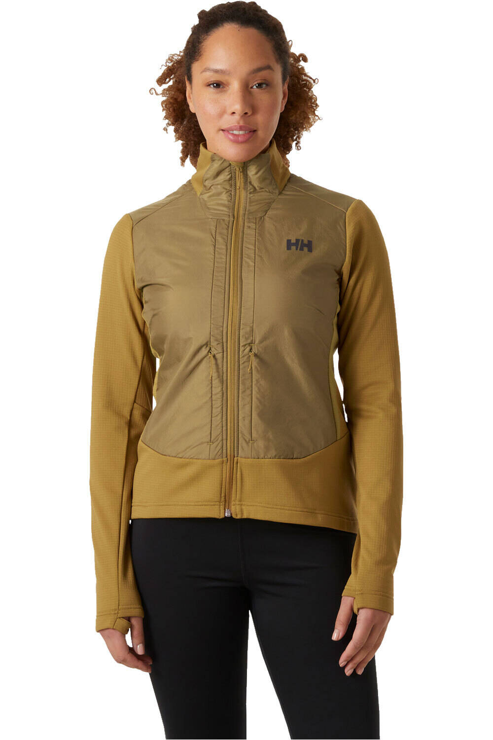 Helly Hansen chaqueta outdoor mujer W VERSALITE HYBRID FLEECE JKT vista frontal