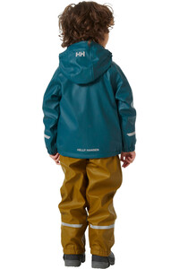 Helly Hansen chubasquero impermeable niño K BERGEN FLEECE PU RAINSET 2.0 01