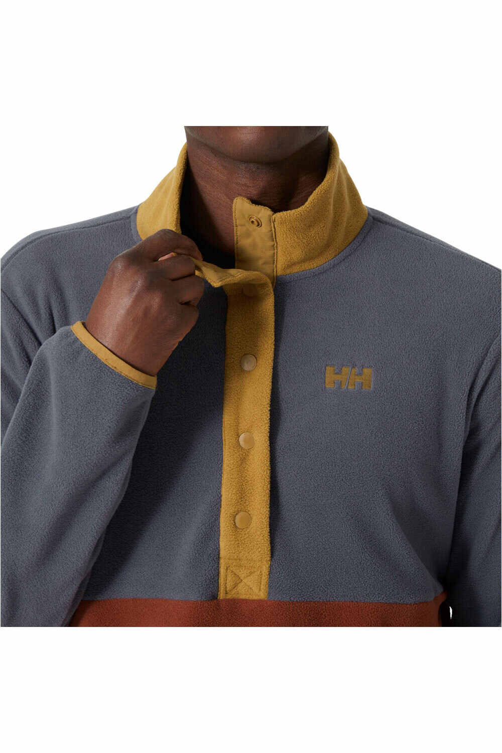 Helly Hansen forro polar hombre DAYBREAKER SNAP PULLOVER vista detalle