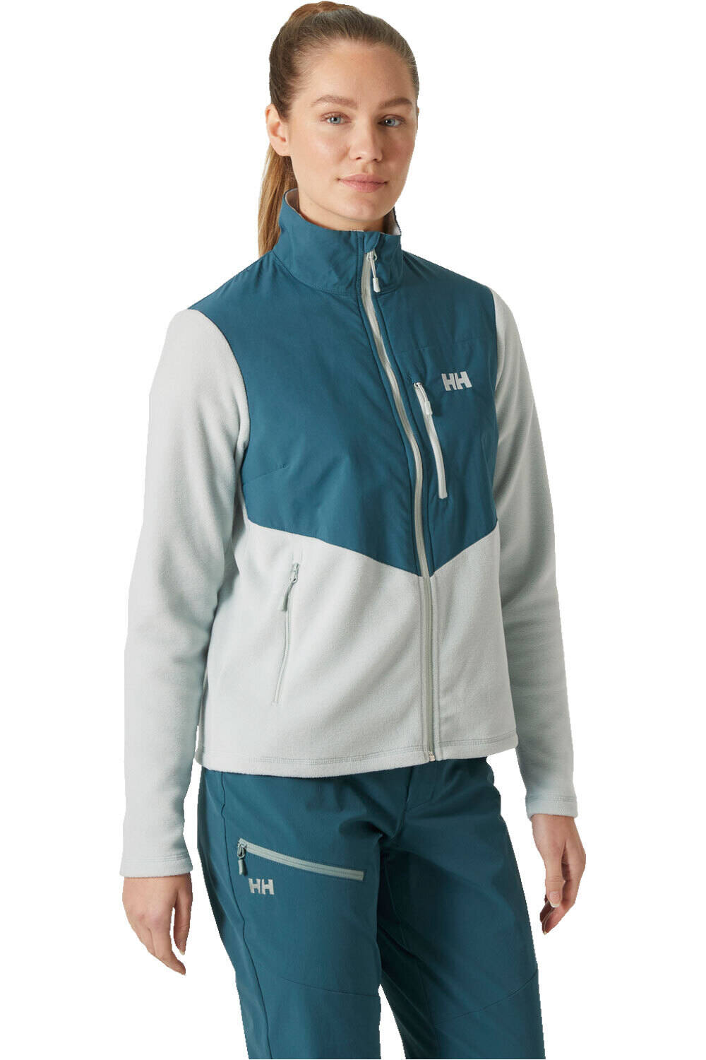 Helly Hansen forro polar mujer W DAYBREAKER BLOCK JACKET vista frontal