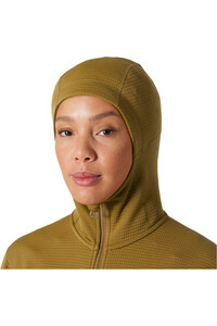 Helly Hansen forro polar mujer W EVOLVED AIR HOODED MIDLAYER vista detalle