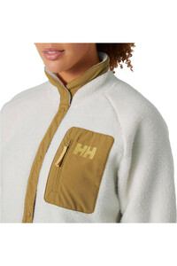 Helly Hansen forro polar mujer W IMPERIAL PILE SNAP vista detalle