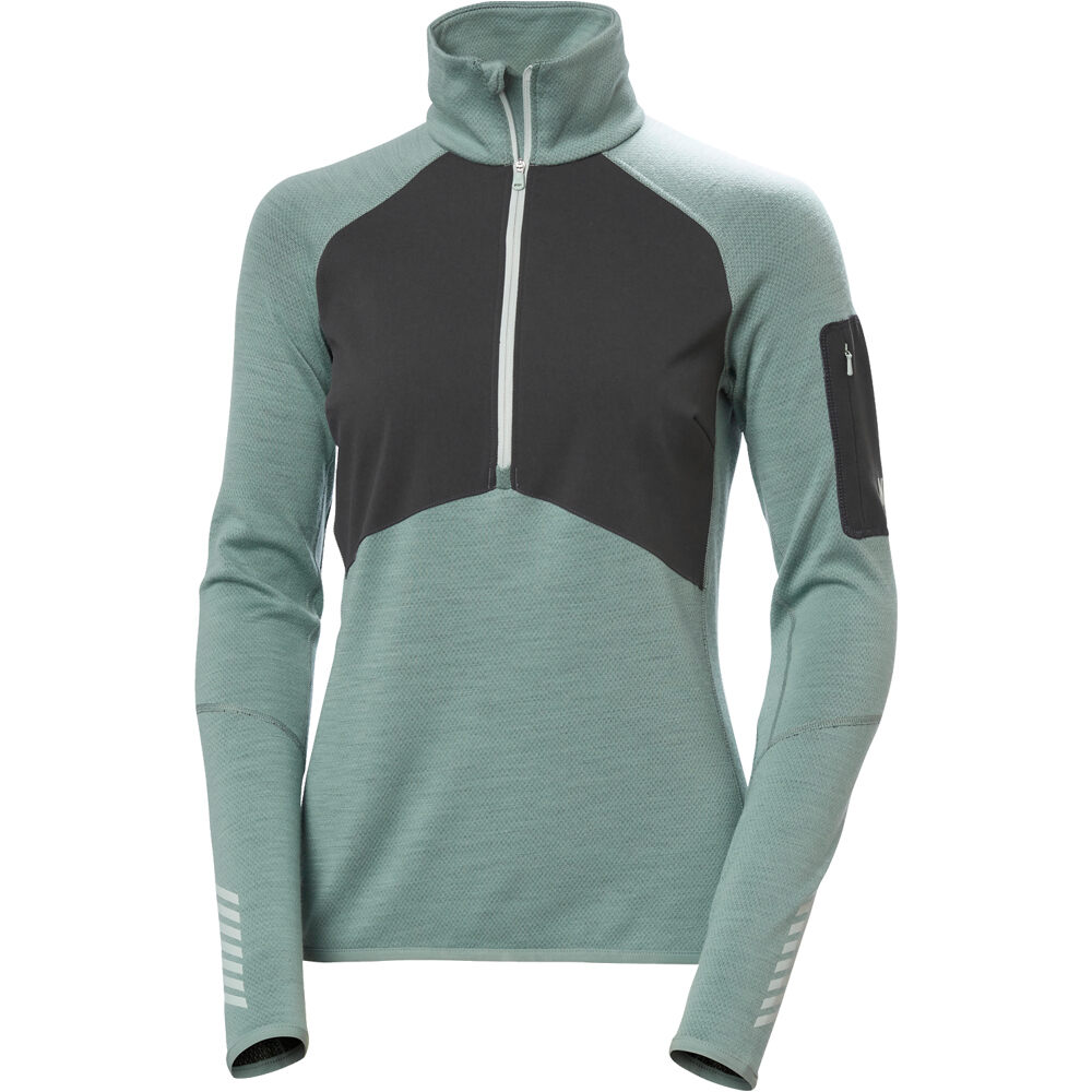 Helly Hansen forro polar mujer W LIFA MERINO MIDLAYER 1/2 ZIP 04