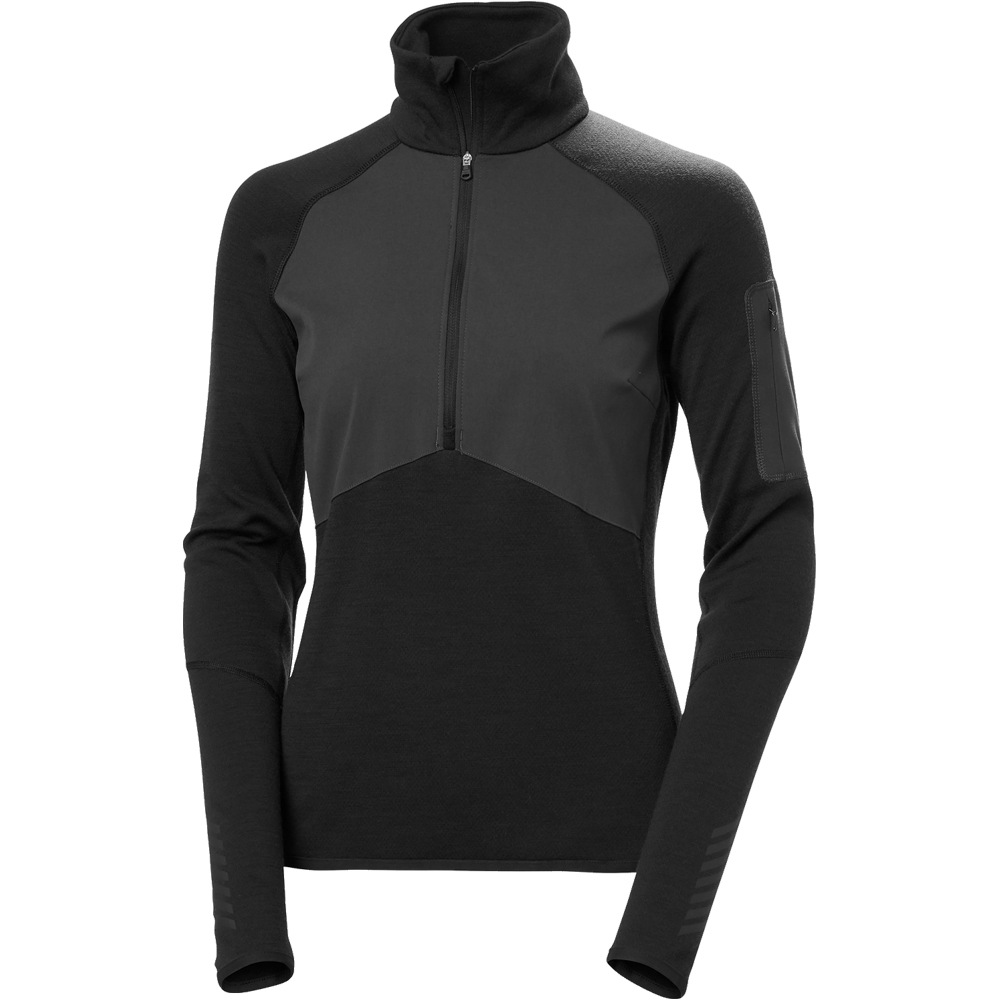 Helly Hansen forro polar mujer W LIFA MERINO MIDLAYER 1/2 ZIP 05