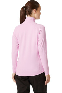 Helly Hansen forro polar mujer W VERGLAS 1/2 ZIP vista trasera