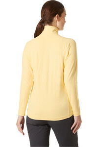 Helly Hansen forro polar mujer W VERGLAS 1/2 ZIP vista trasera