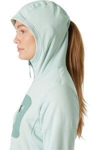 Helly Hansen forro polar mujer W VERSALITE HOODED JACKET vista detalle