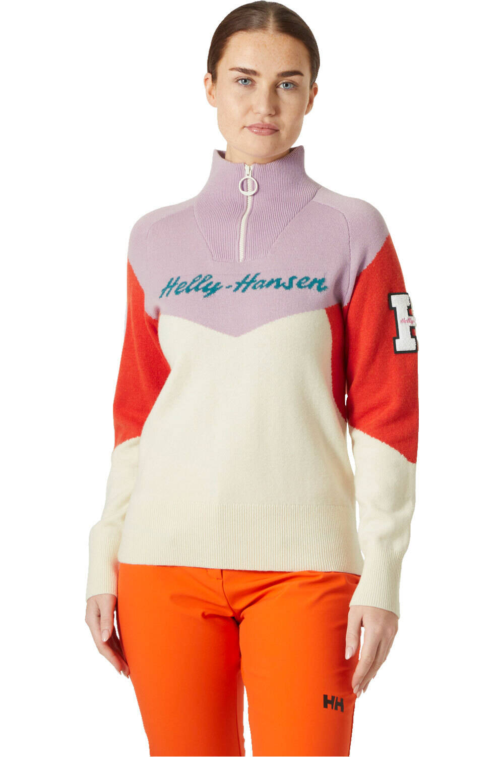 Helly Hansen jersey esquí mujer W APRES KNITTED SWEATER vista frontal