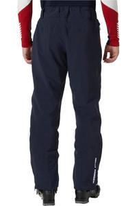 Helly Hansen pantalones esquí hombre KVITFJELL RACE ZIP OFF PANT vista trasera