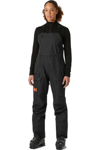 Helly Hansen pantalones esquí mujer W ELEVATION INFINITY SHELL BIB vista frontal