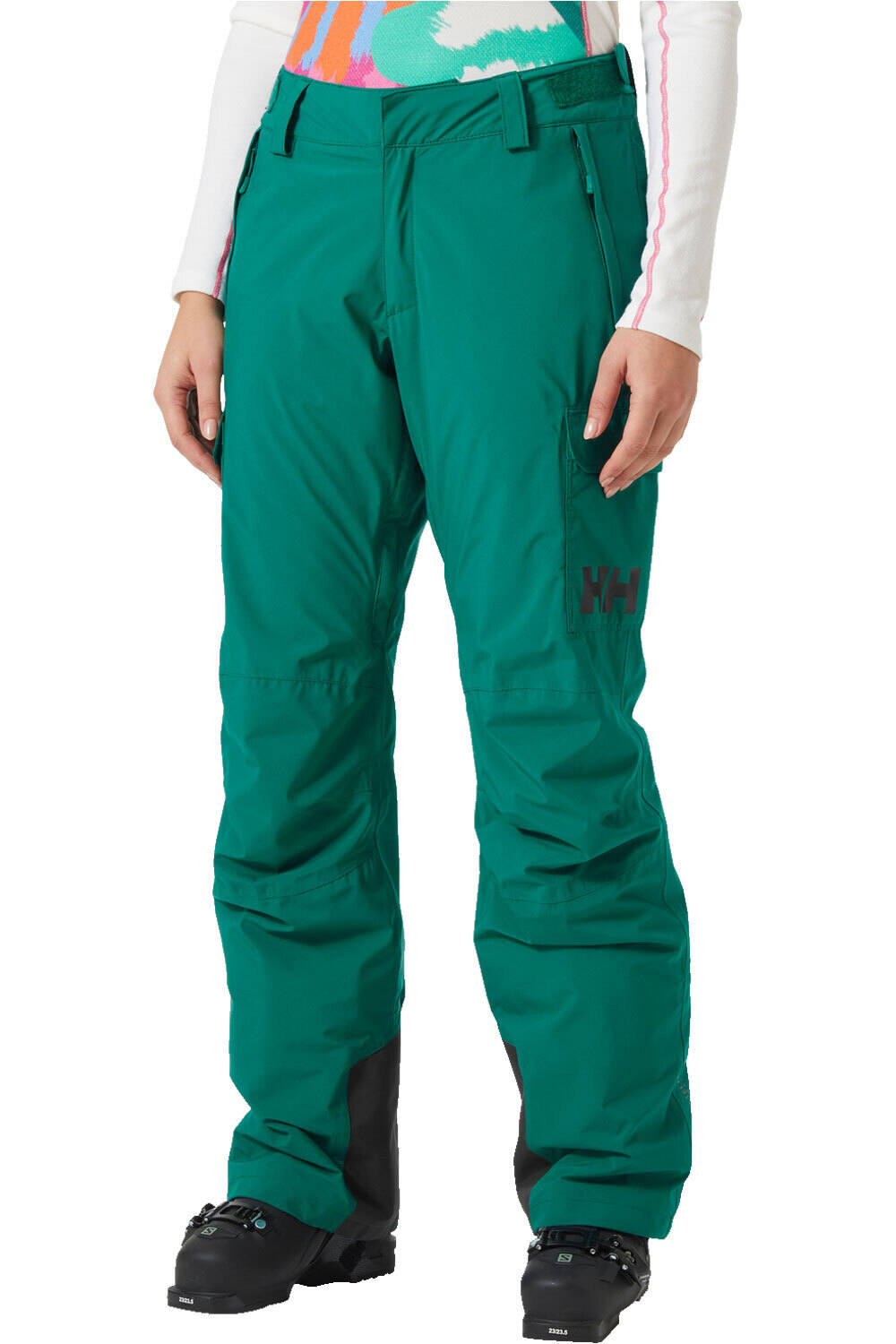 Helly Hansen pantalones esquí mujer W SWITCH CARGO INSULATED PANT vista frontal