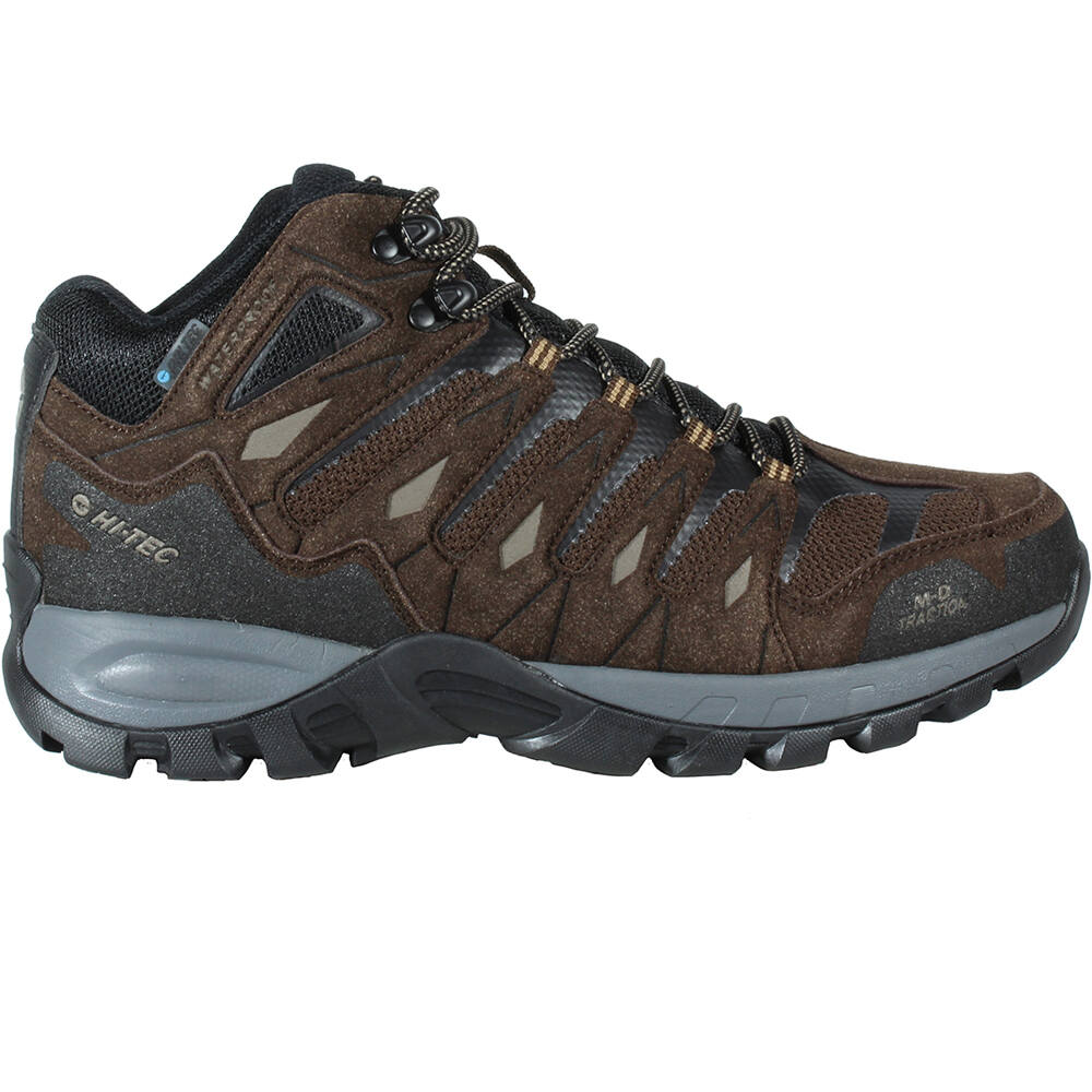 Hi Tec bota trekking hombre Corzo Mid Wp lateral exterior