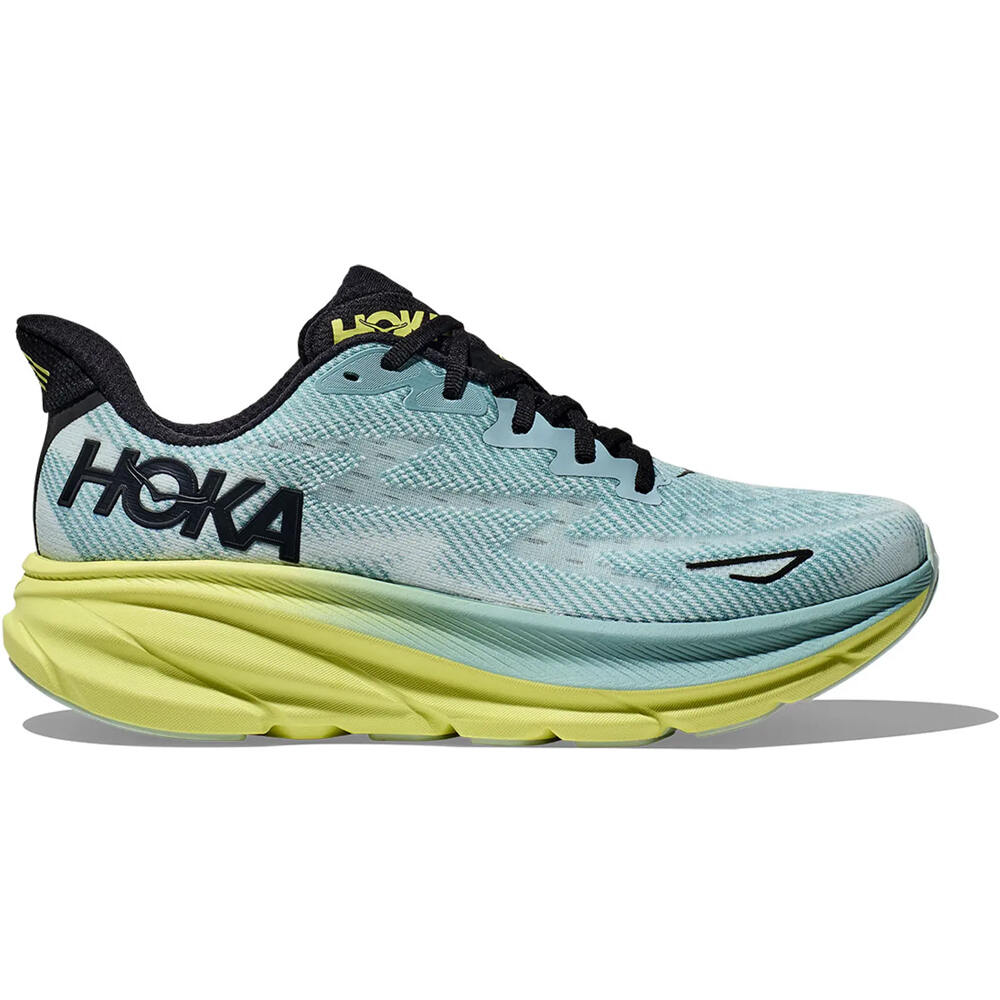 Hoka zapatilla running hombre CLIFTON 9 lateral exterior