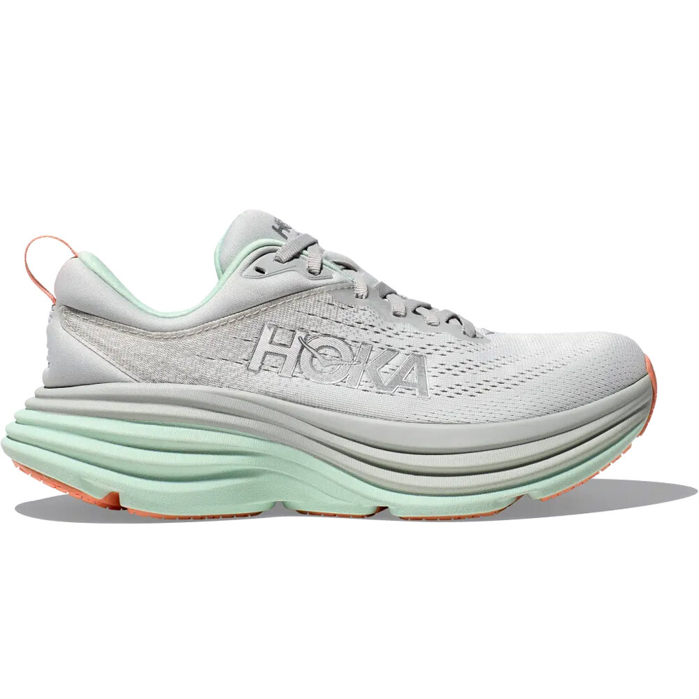 Hoka zapatilla running mujer WBONDI8 lateral exterior