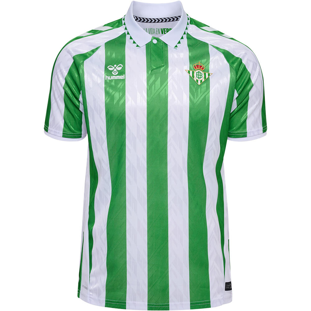 Hummel camiseta de fútbol oficiales niño BETIS 25 HOME JERSEY INF vista detalle