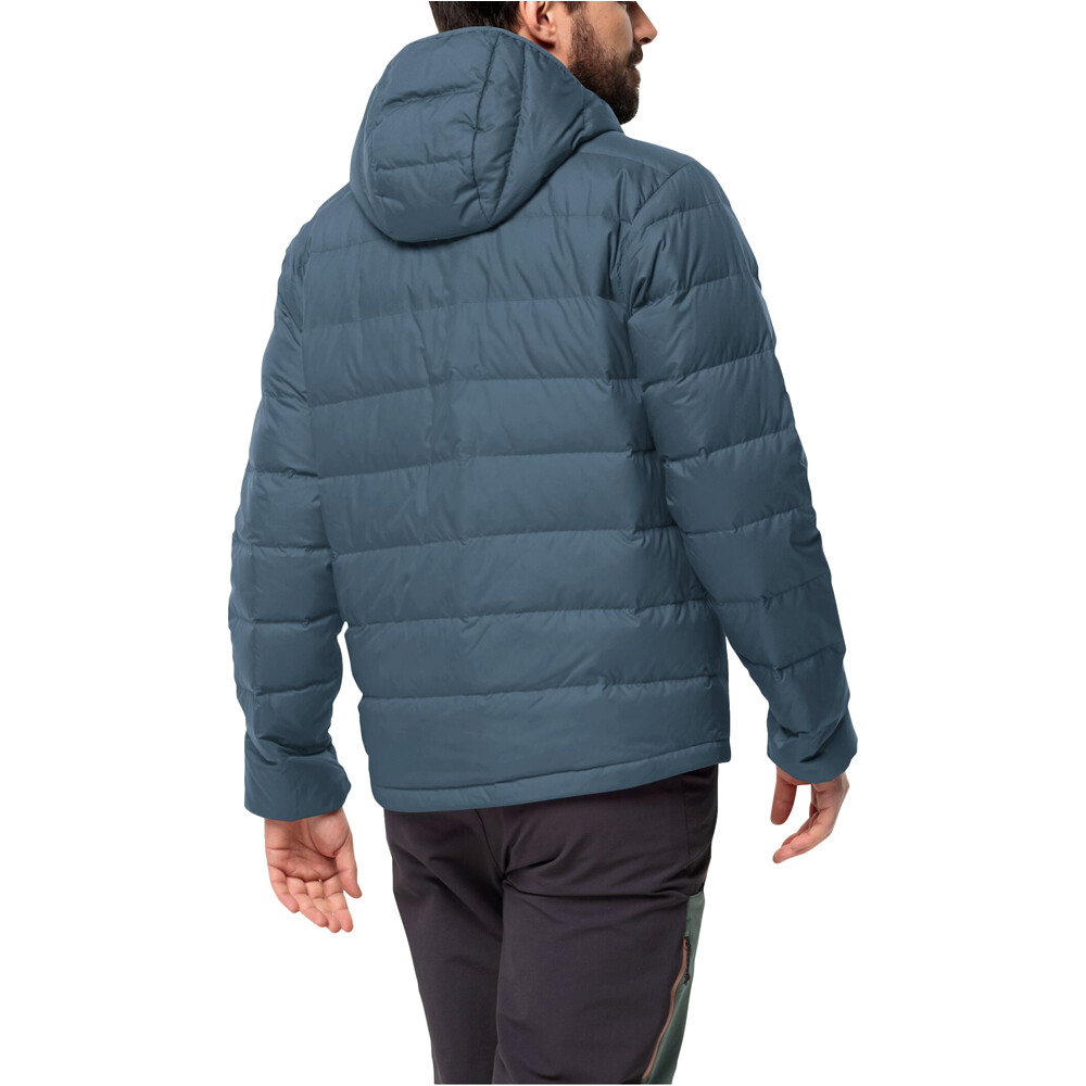 Jack Wolfskin chaqueta outdoor hombre ATHER DOWN HOODY M vista trasera