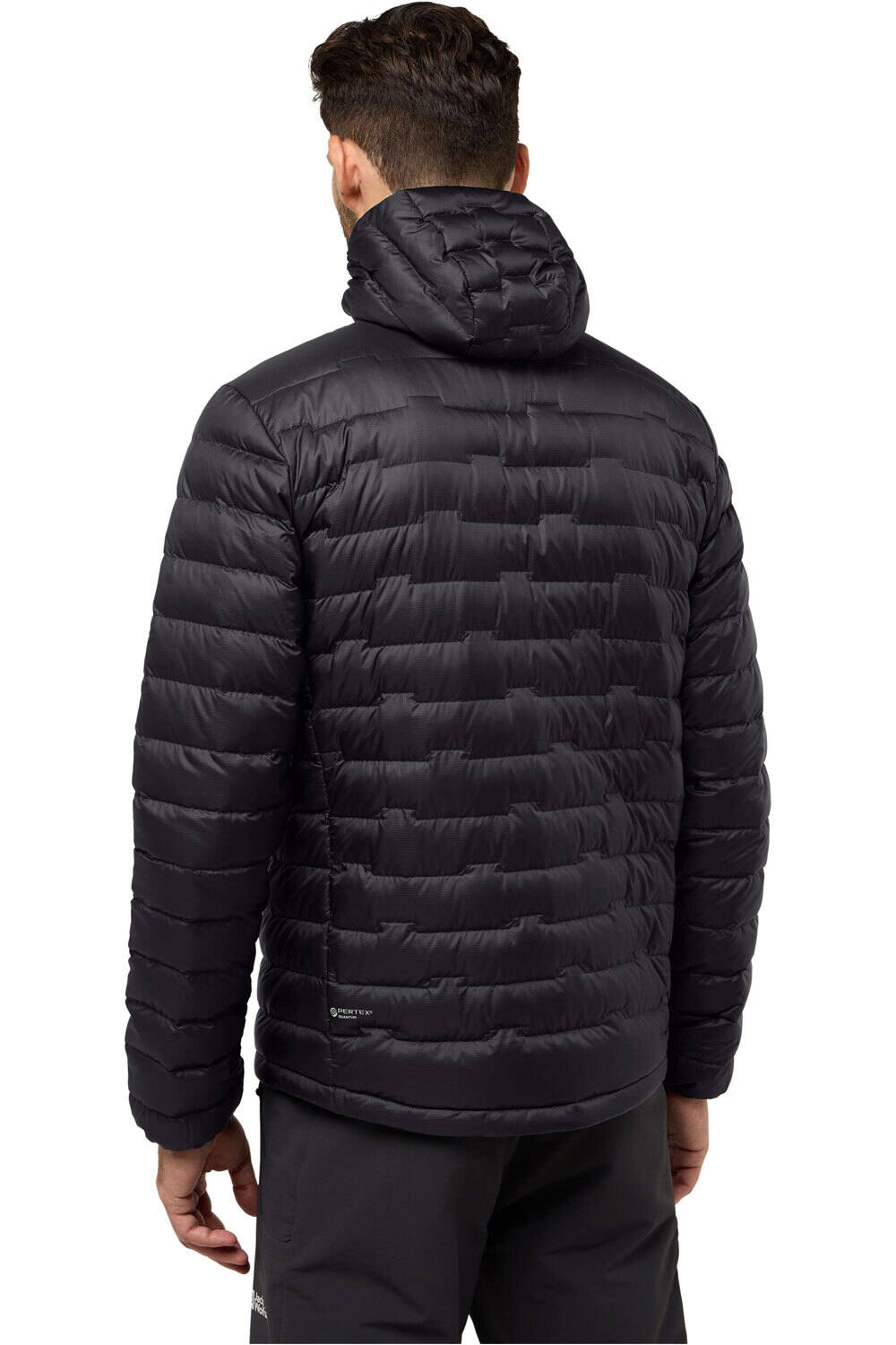 Jack Wolfskin chaqueta outdoor hombre PASSAMANI DOWN HOODY M vista trasera