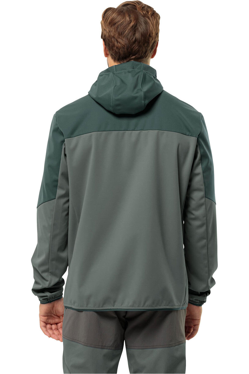 Jack Wolfskin chaqueta softshell hombre FELDBERG HOODY M vista trasera