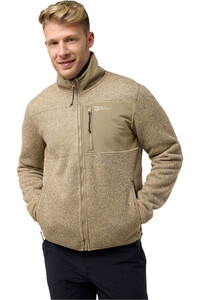 Jack Wolfskin forro polar hombre KAMINFEUER JKT M vista frontal