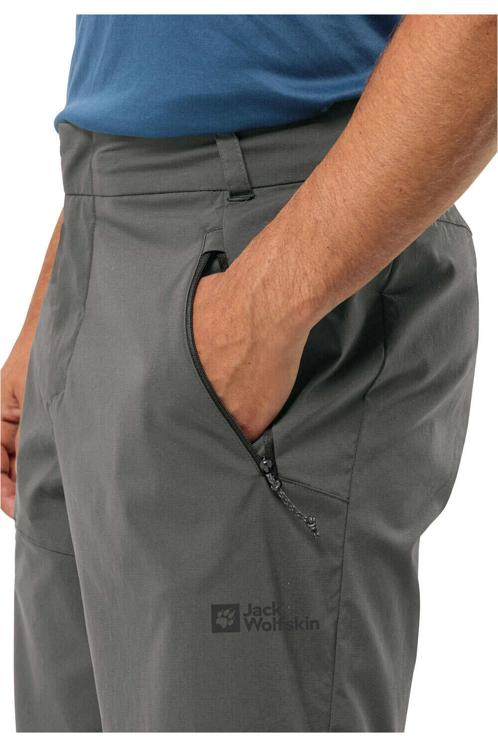 Jack Wolfskin pantalón corto montaña hombre GLASTAL SHORTS M vista detalle