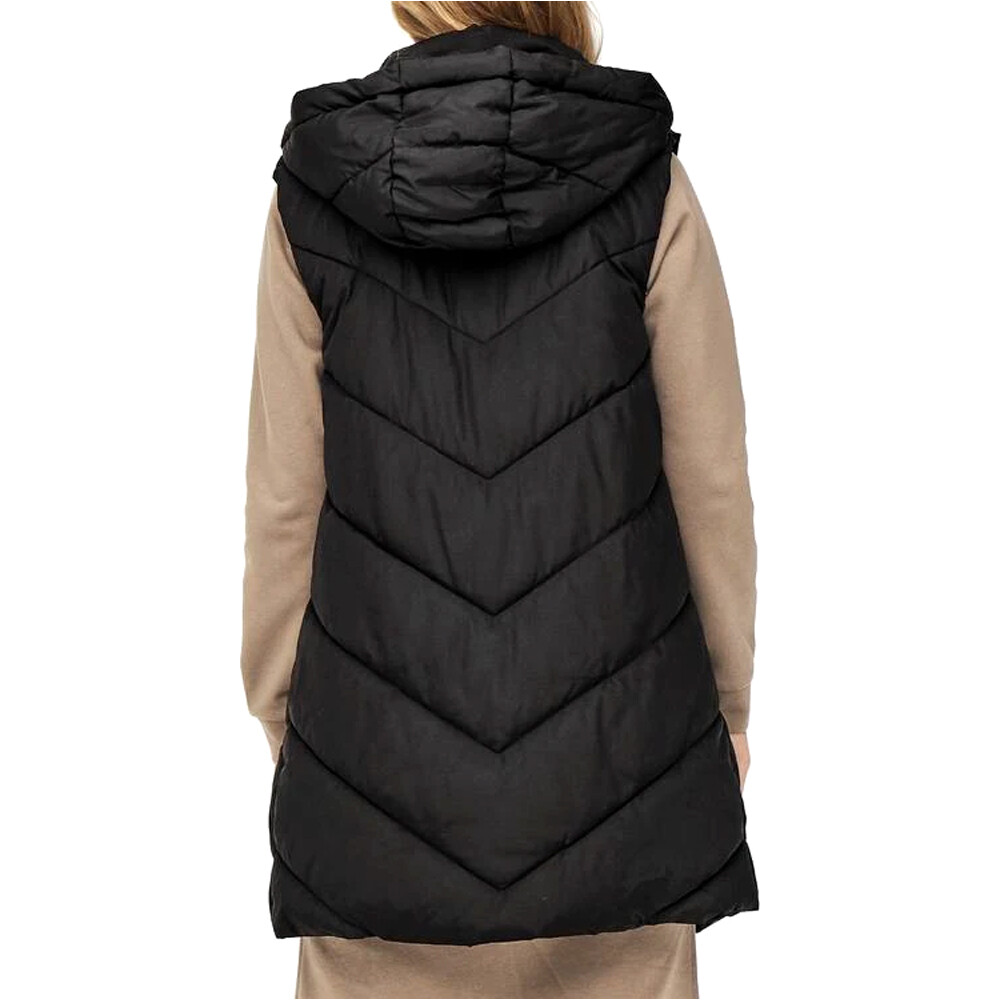 Jaqueline De Yong chalecos mujer JDYSKYLAR PADDED HOOD WAISTCOAT vista trasera