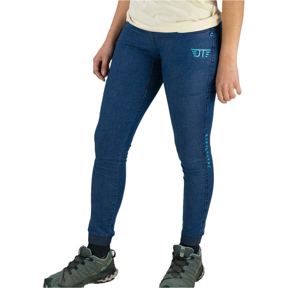 Jeanstrack pantalón montaña mujer DENA W'S climbing pant vista detalle