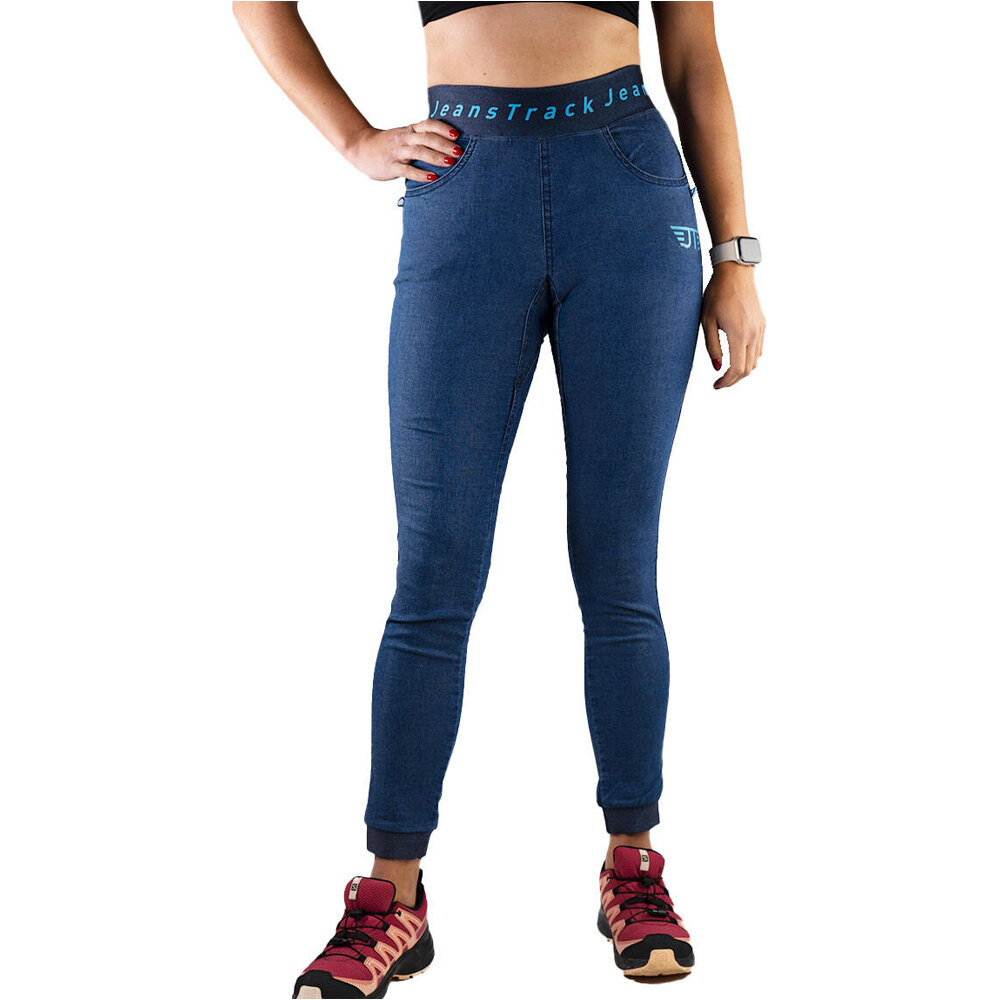 Jeanstrack pantalón montaña mujer DENA W'S climbing pant vista frontal