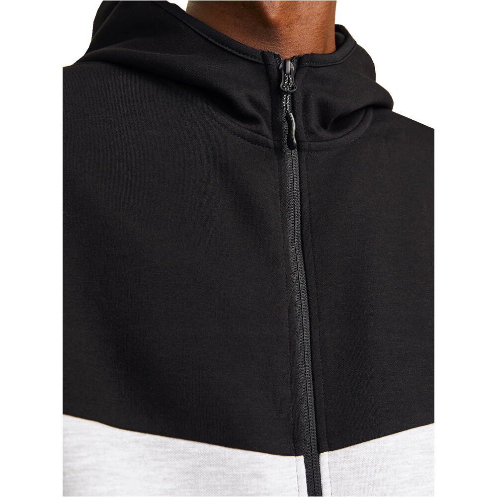 J&J sudadera hombre JCOFUSION BLOCKING SWEAT ZIP HOOD vista detalle