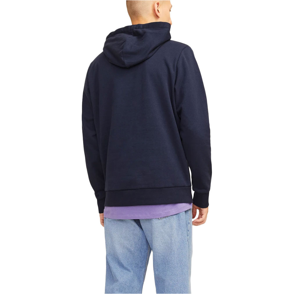 J&J sudadera hombre JJALVIS SWEAT HOOD vista trasera